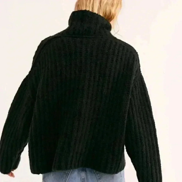 Free People | Fluffy Fox Sweater | Black - XS - Picture 3 of 5